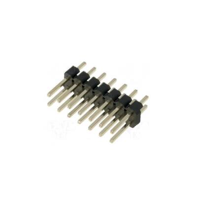 12mm 2x5 Erkek Pin Header - 2.54mm - 180 Derece - 1
