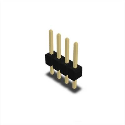 1x4 Erkek Pin Header - 2.54mm - 1
