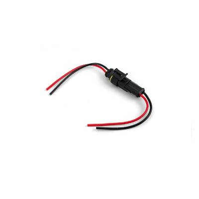 2 Pin Kablolu Su Geçirmez Konnektör Takım - 1