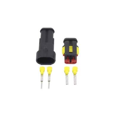 2 Pin Su Geçirmez Konnektör Takımı - 1