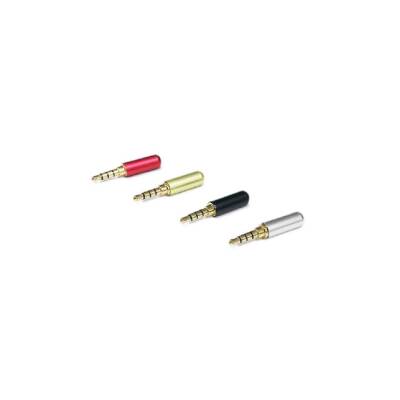 3.5mm Stereo Erkek Jack-Jak 4 Boğumlu Konnektör - Altın - 1