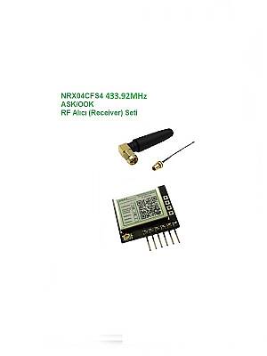 433.92MHz ASK/OOK RF Alıcı Seti (NRX04CFS4-SET) - 1
