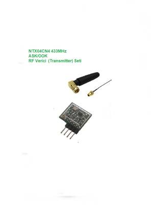 433MHz ASK/OOK RF Verici Seti (NTX04CN4-SET) - 1