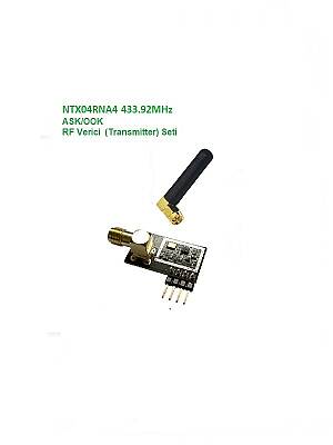 433.92MHz ASK/OOK RF Verici Seti (NTX04RNA4-SET) - 1