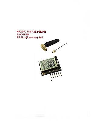 433.92MHz FSK/GFSK RF Alıcı Seti (NRX05CFS4-SET) - 1