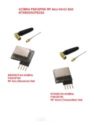 433MHz FSK/GFSK RF Alıcı Verici Seti (NTXRX05CFSCS4) - EGNE