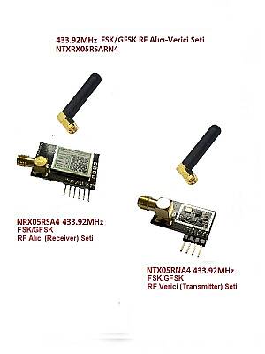 433.92MHz FSK/GFSK RF Alıcı Verici Seti (NTXRX05RSARN4) - 1
