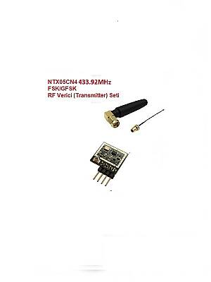 433.92MHz FSK/GFSK RF Verici Seti (NTX05CN4-SET) - 1