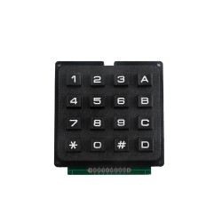 4x4 Tuş Takımı Siyah - EGNE-UDTK