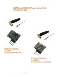 868MHz ASK/OOK RF Alıcı Verici Seti (NTXRX04CFCN8) - EGNE