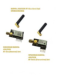 868MHz ASK/OOK RF Alıcı Verici Seti (NTXRX04RSARS8) - EGNE