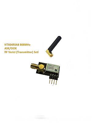 868MHz ASK/OOK RF Verici Seti (NTX04RSA8-SET) - 1