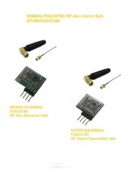 868MHz FSK/GFSK RF Alıcı Verici Seti (NTXRX05CFCN8) - EGNE