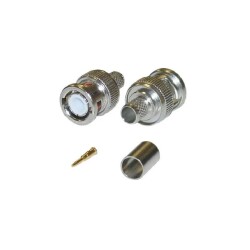 BNC Erkek Konnektör Koaksiyel Kablolar için - EGNE-UDTK