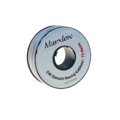 Çok Damarlı Montaj Kablosu 15 Metre - Beyaz - 1