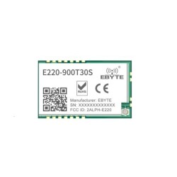E220-900T30S 850MHz-930MHz LoRa Modül (LLCC68, 30dBm, UART, SMD) - Ebyte