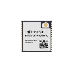ESP32-C6-WROOM-1U-N8 WiFi, Bluetooth, IEEE802.15.4 (Zigbee, Thread) Modülü - Espressif