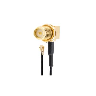 İpex RPSMA 90 Derece Dişi Kablo 100cm - 1