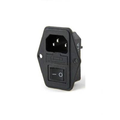 Power Soket Anahtarlı + Fuseli Kulaklı - 1