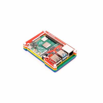 Raspberry Pi 4 Gökküşağı Koruma Kasası (Pibow) - 1