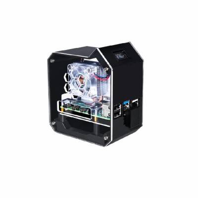 Raspberry Pi 4B için Mini Tower NAS Kiti - 1