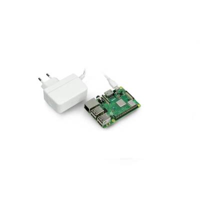 Raspberry Pi Lisanslı Güç Adaptörü - Beyaz (Micro USB) - 1