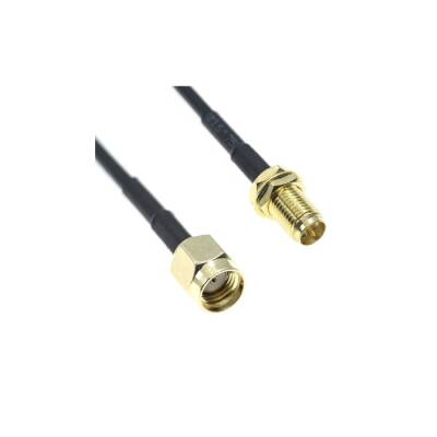 RG174 RPSMA Erkek - Dişi Konnektör Kablo 50cm - 1