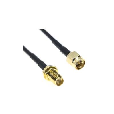 RG174 SMA Erkek - Dişi Konnektör Kablo 50cm - 1