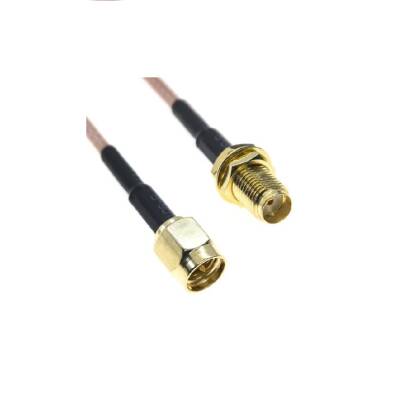 RG316 SMA Erkek - Dişi Konnektör Kablo 100cm - 1