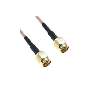 RG316 SMA Erkek - Erkek Konnektör Kablo 100cm - 1