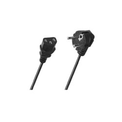 S-LINK SL-P175 1.5m 0.75mm Lüks Güç Kablosu Siyah - EGNE-UDTK