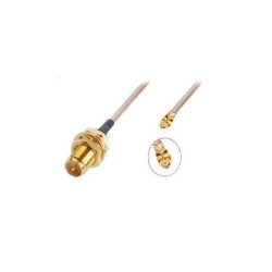 U.FL IPEX SMA Erkek RF Kablo (15cm, 0.81mm MHF4 Coax) - EGNE-UDTK